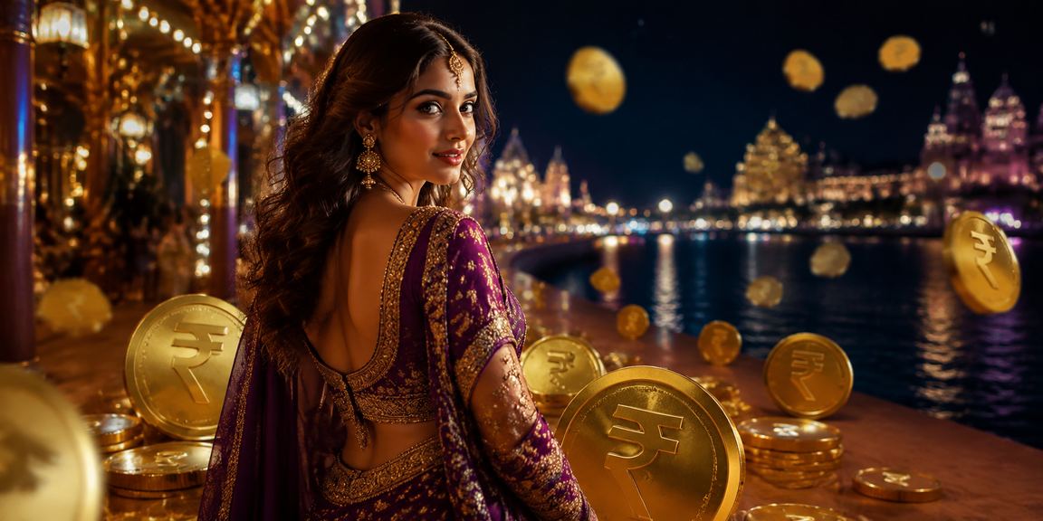 Indian rupee currency and online betting interface
