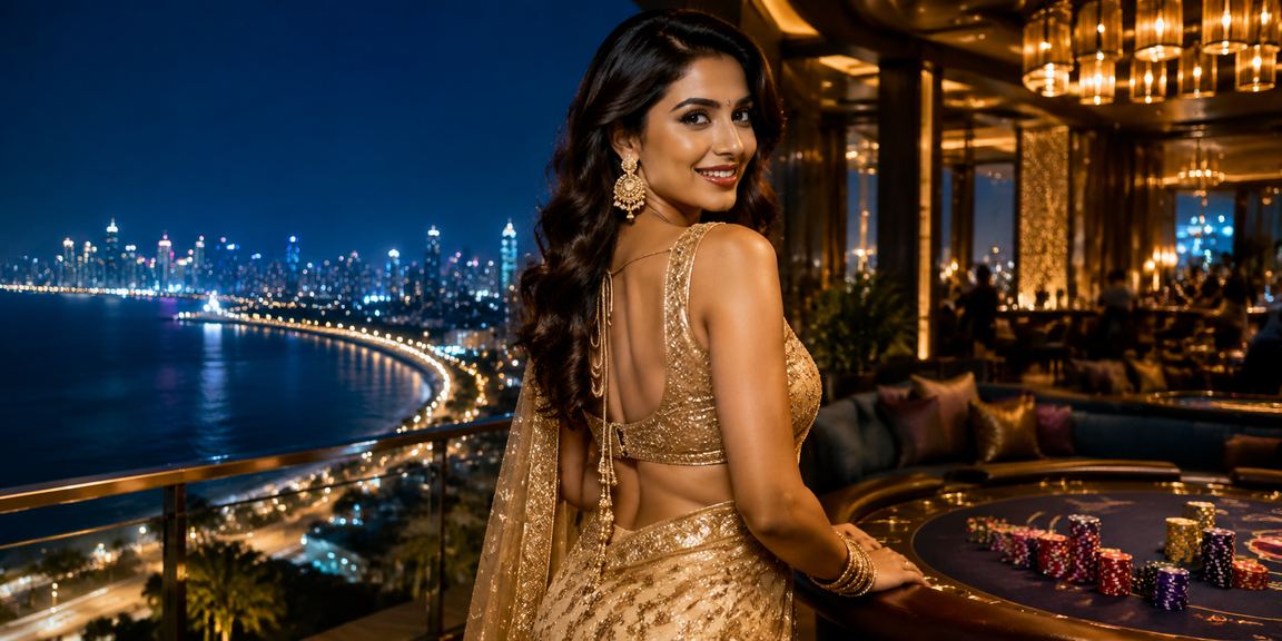 Indian man enjoying VIP casino gaming rewards